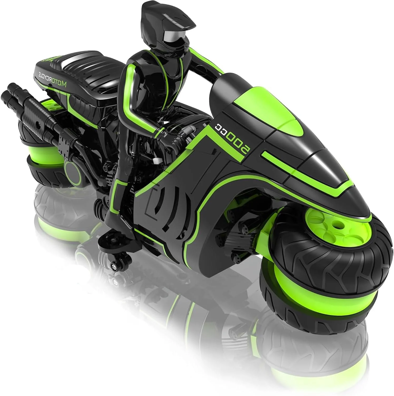 موتورسیکلت بدلکاری چرخشی 360 درجه Eulogia، اسباب بازی موتور کراس کنترل از راه دور با سرعت بالا با باتری قابل شارژ، دریفت و تلنگر، هدیه ای برای پسران و دختران 5 سال به بالا