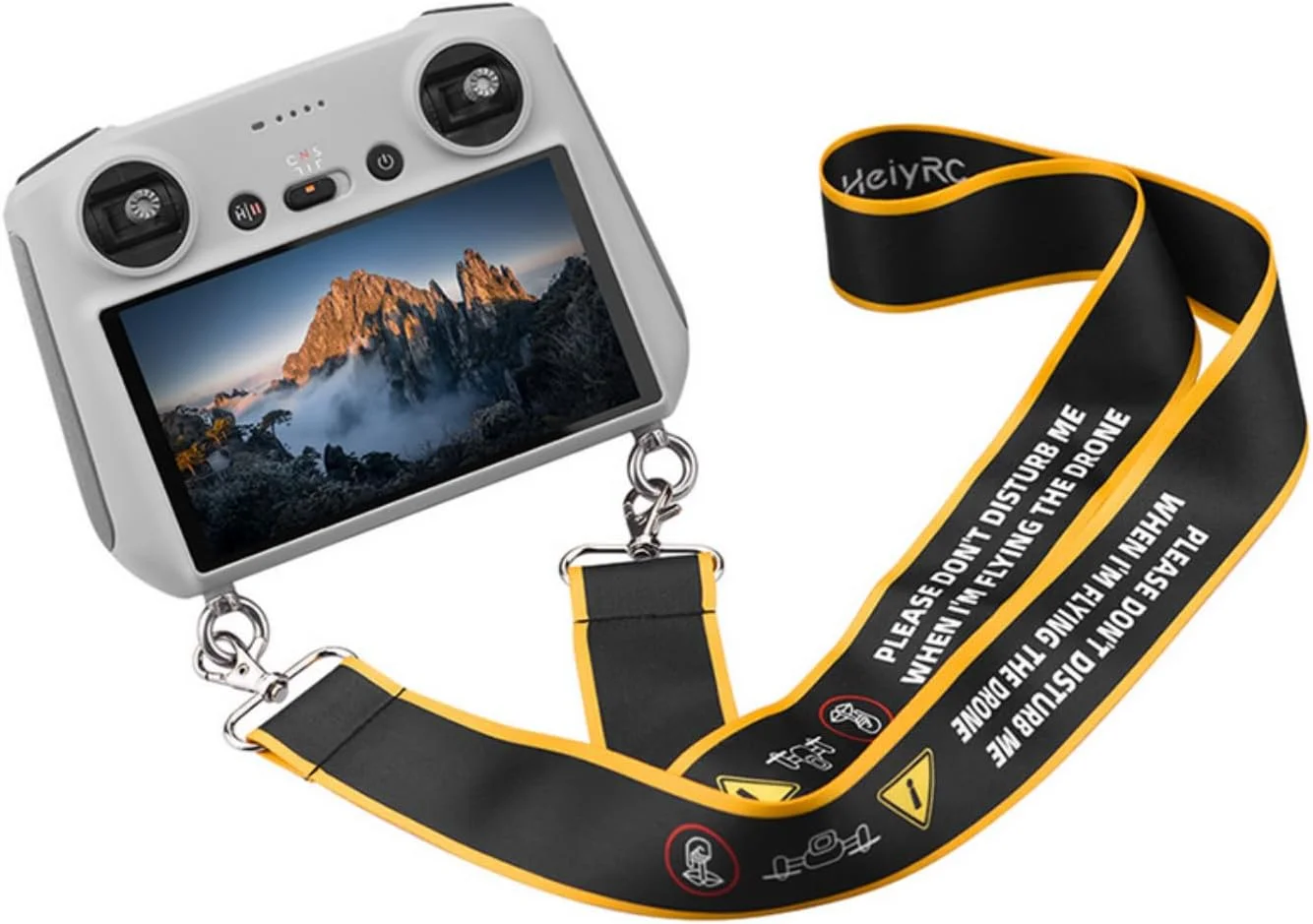 بند گردنی نرم با صفحه نمایش کنترل از راه دور RC مدل SKEIDO طول 58 سانتی متر، سازگار با لوازم جانبی DJI MINI 3 PRO RC