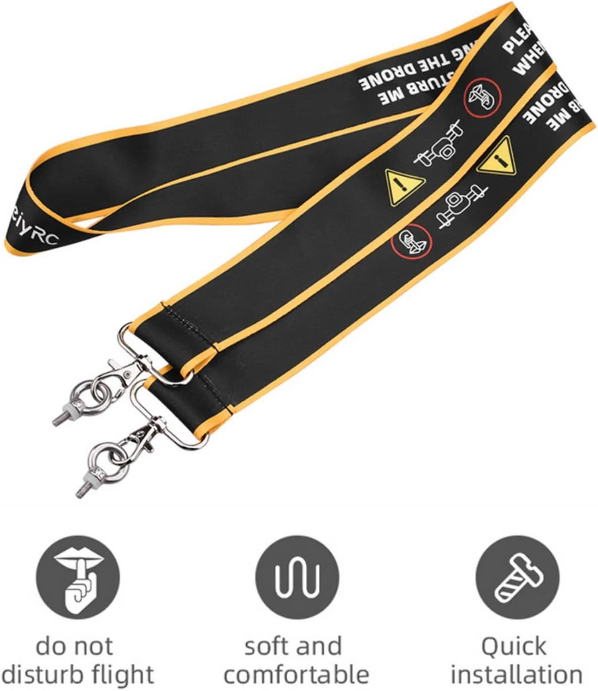 بند گردنی نرم با صفحه نمایش کنترل از راه دور RC مدل SKEIDO طول 58 سانتی متر، سازگار با لوازم جانبی DJI MINI 3 PRO RC