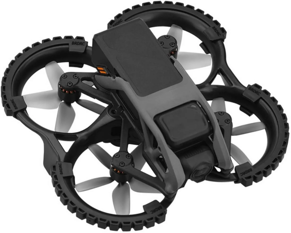 محافظ پروانه SKEIDO سازگار با پروانه های پهپاد DJI Avata، پوشش محافظ پره، حلقه محافظ پروانه ضد برخورد، قطعات جایگزین (مشکی)