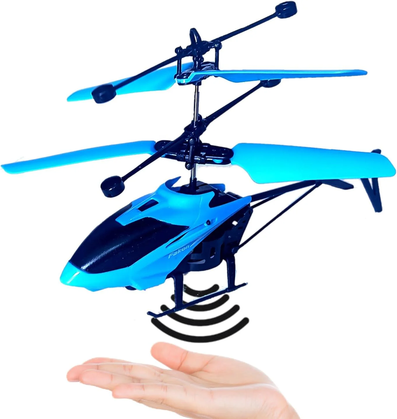 هلیکوپتر کنترلی از راه دور، کنترل دو حالته، پرواز در فضای داخلی و خارجی، چراغ های ال ای دی، سیستم محافظت از ولتاژ، هلیکوپتر اسباب بازی (آبی)، سبز