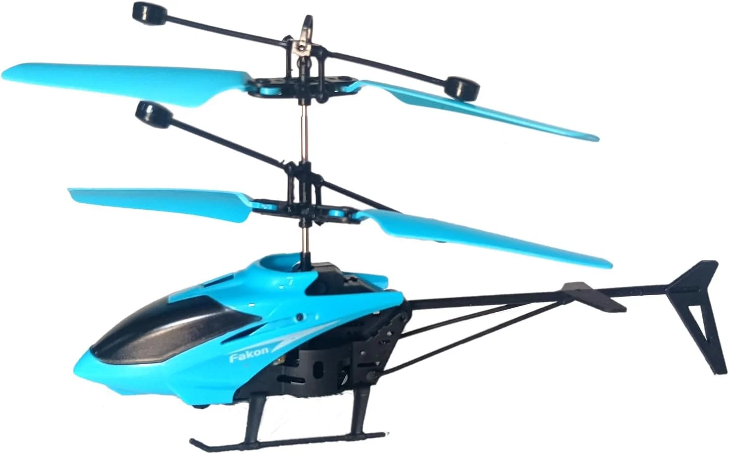 هلیکوپتر کنترلی از راه دور، کنترل دو حالته، پرواز در فضای داخلی و خارجی، چراغ های ال ای دی، سیستم محافظت از ولتاژ، هلیکوپتر اسباب بازی (آبی)، سبز