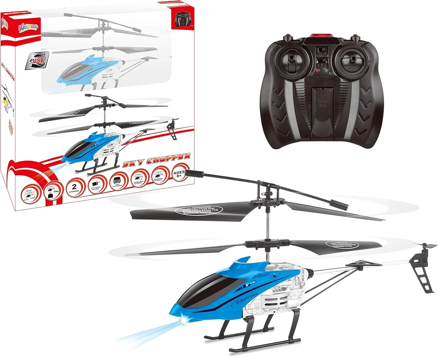 مینی هلیکوپتر کنترلی 2 کاناله، Gt-H8057، 2 - رنگ های متنوع (رنگ ممکن است متفاوت باشد و به صورت تکی فروخته می شود)