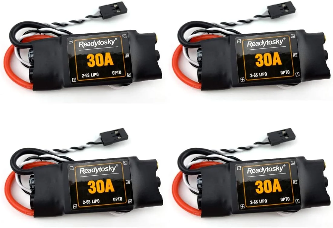 اسپید کنترل 30A مدل Readytosky 2-6S OPTO براشلس الکترونیکی برای کوادکوپترهای F450 S500 ZD550 RC (چهار عدد)