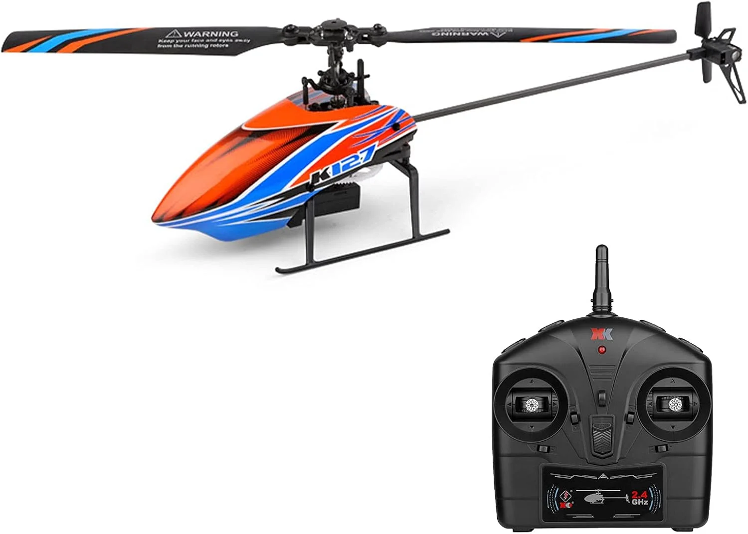 هلیکوپتر کنترلی OUNA XKS K127، هلیکوپتر کنترلی مناسب مبتدیان، دارای جایروسکوپ 6 محوره، هواپیمای تک پره کنترلی، ارتفاع ثابت 4 کاناله RTF