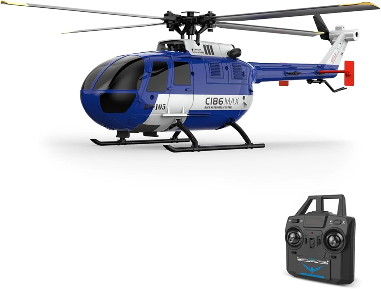 هلیکوپتر کنترلی Pepisky، جایرو 6 محوره، 2.4G 4CH، ملخ تکی، دارای عملکرد موقعیت یابی جریان نوری، هشدار ولتاژ پایین، تیک آف و فرود با یک کلیک