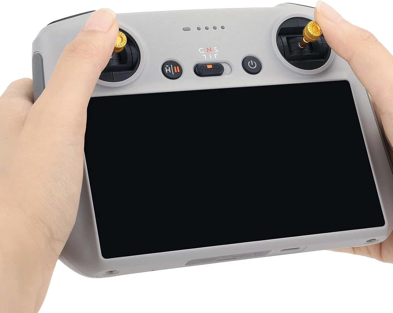 جوی استیک کنترل از راه دور Mini 3 Pro/Air 3 برای DJI RC/RC 2/Mavic 3 Pro/Mini 3/Mini 3 Pro/Mavic 3 Classic/Air 2S، لوازم جانبی جایگزین استیک کنترلر آلومینیومی (طلایی)