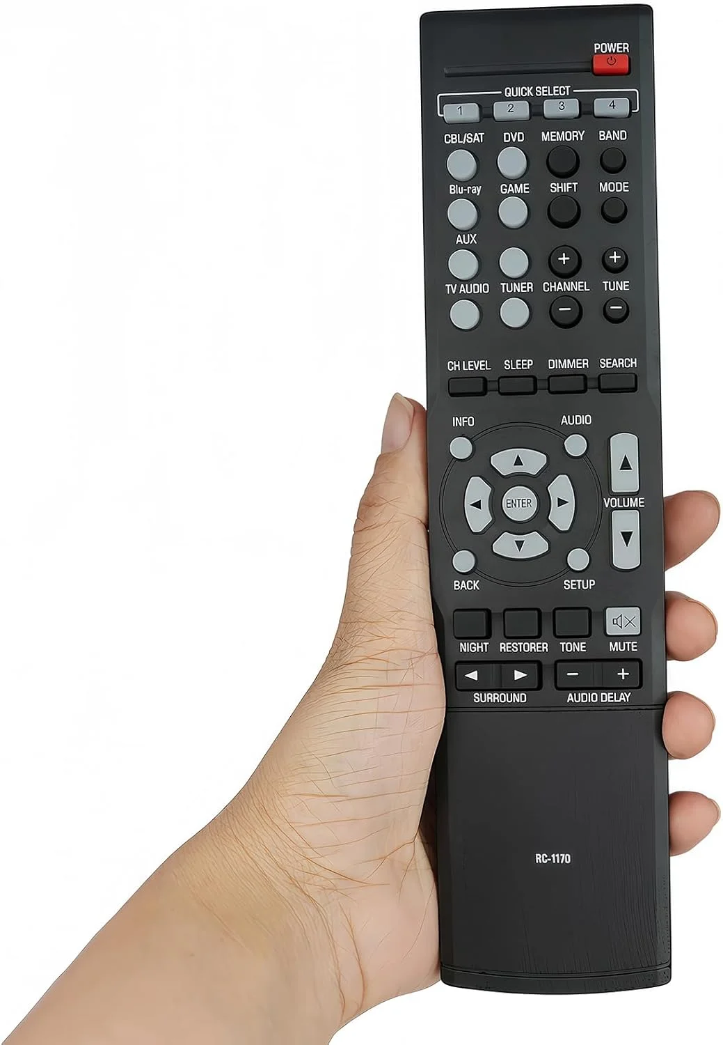 ریموت کنترل جایگزین مناسب برای DENON RC-1158 RC-1170 RC-1180 فقط برای گیرنده AV