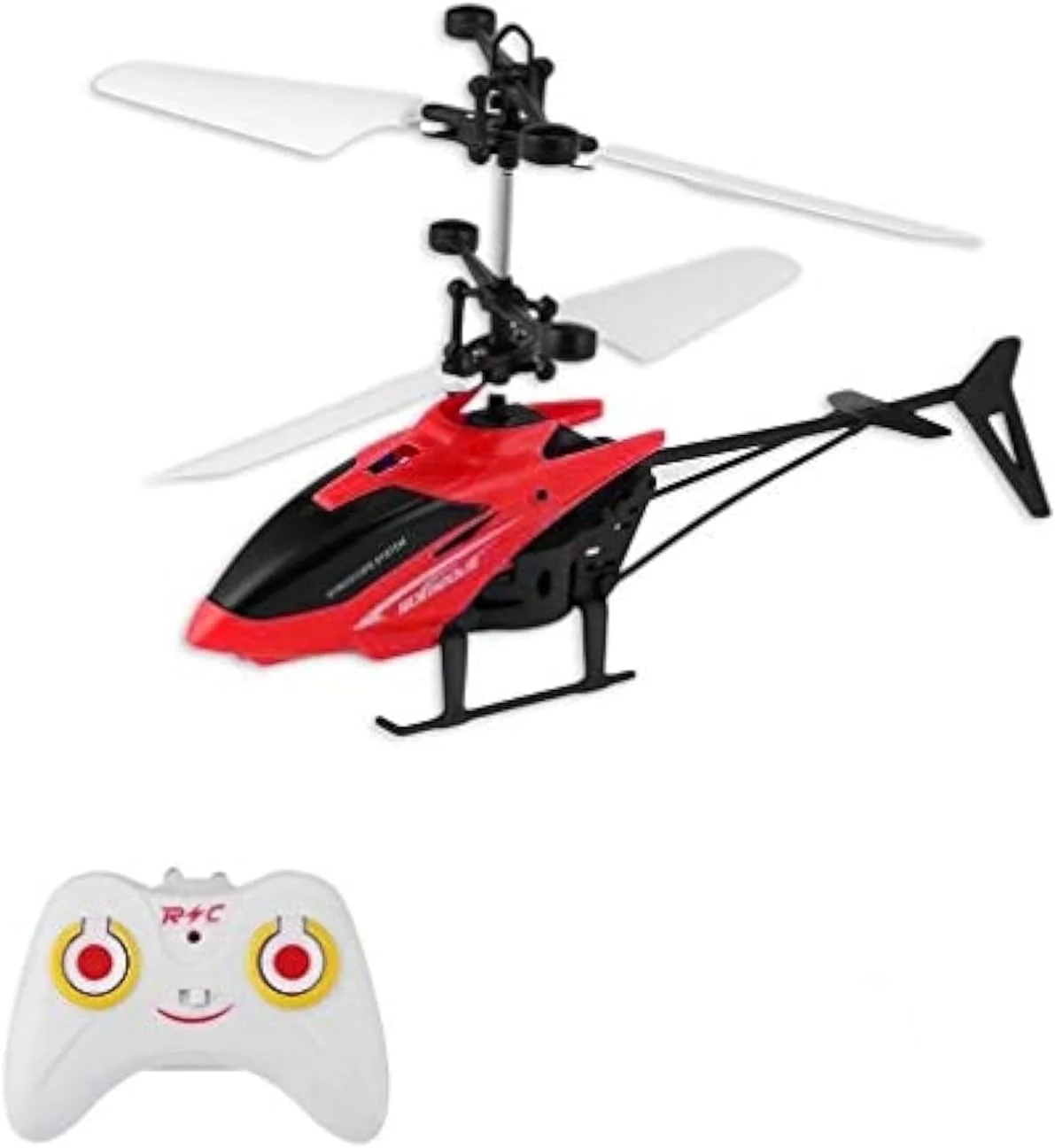 هلیکوپتر کنترلی با سنسور مادون قرمز و کنترل از راه دور، مشکی و قرمز