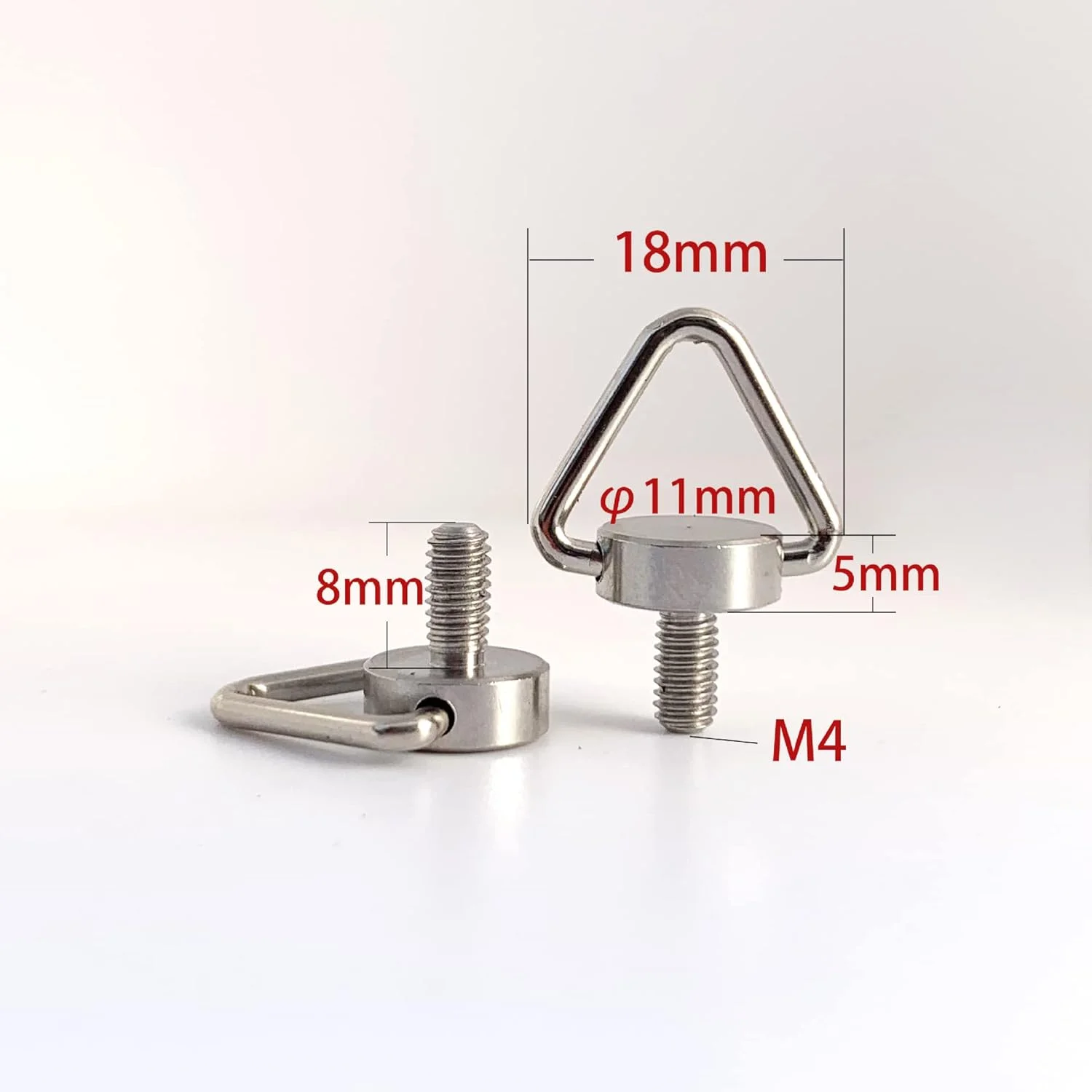 iMusk ۴ عدد پیچ قلاب گردنی RC-2 مناسب Air 3/Mini 4 Pro، پیچ های تاشو استیل ضد زنگ برای DJI RC 2 و DJI RC Pro