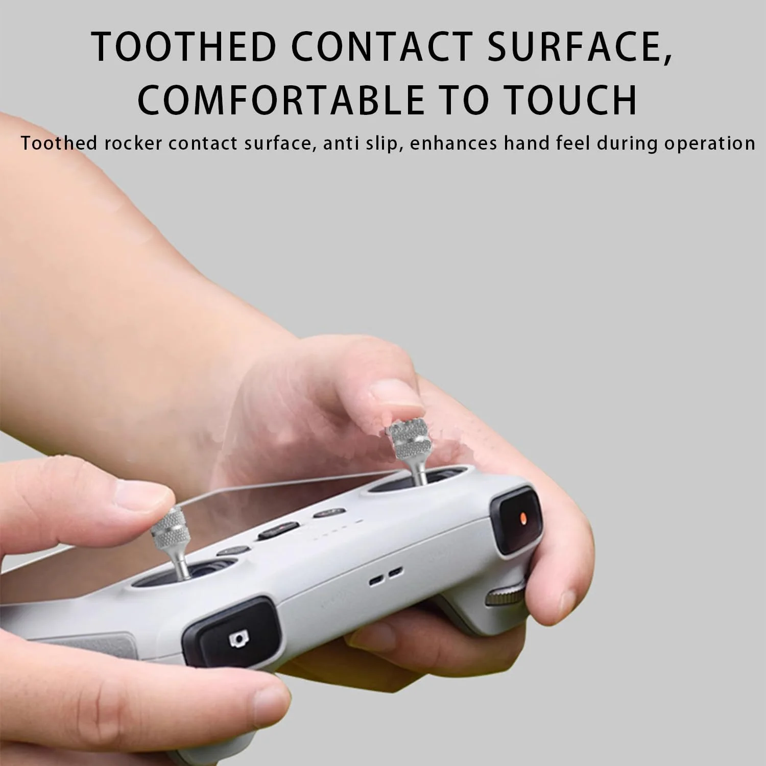 جوی‌استیک ریموت کنترل پهپاد آلیاژ آلومینیوم GIONAR بسته 4 عددی مناسب برای DJI Mini 3 Pro/Air 3/Mavic 3 Pro RC، لوازم جانبی جایگزین کنترلر از راه دور جداشدنی