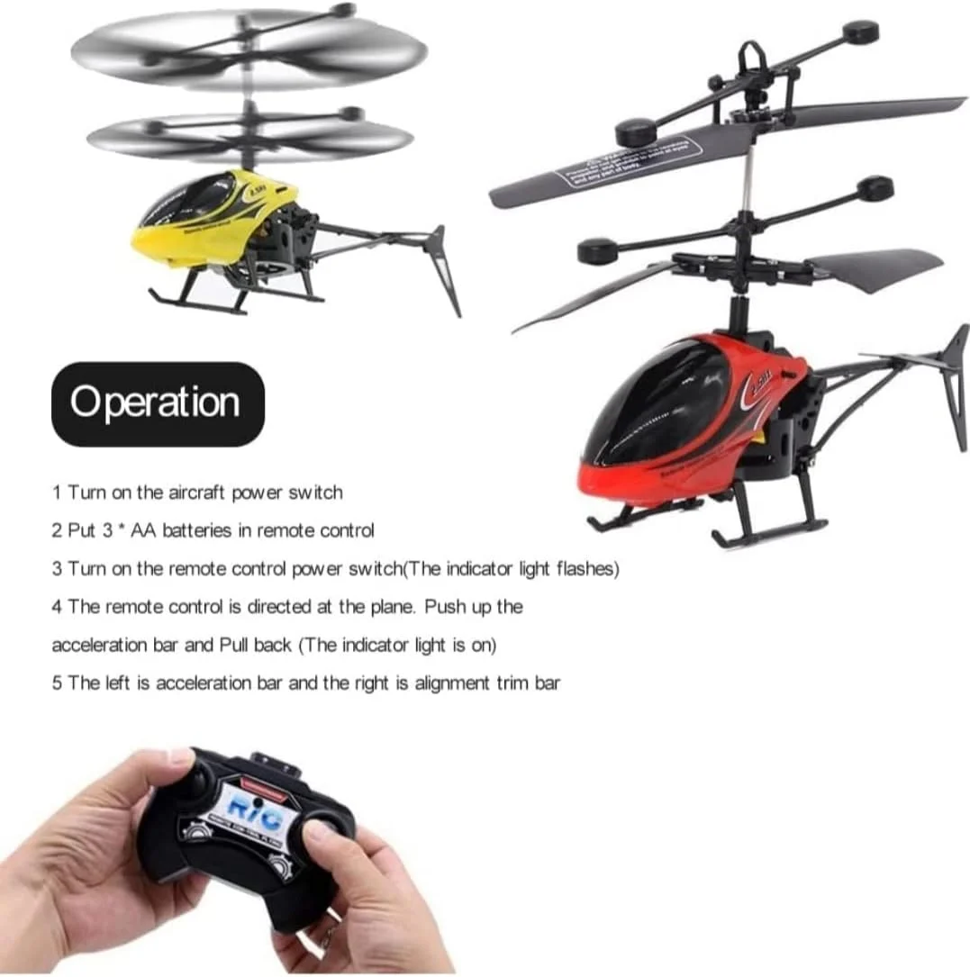 هلیکوپتر کنترلی GoolRC با چراغ ژیروسکوپی برای کودکان و بزرگسالان