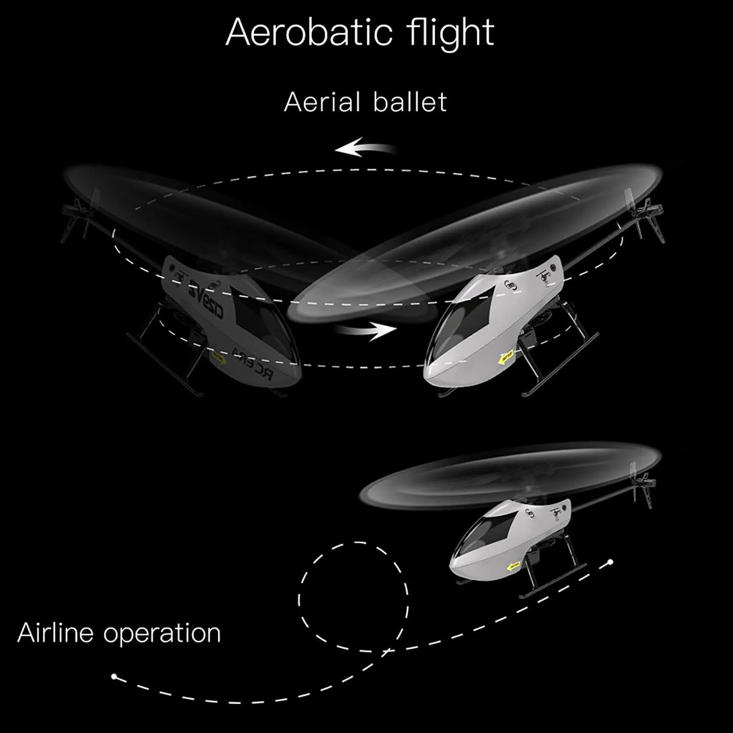 هلیکوپتر کنترلی GoolRC C129 V2، هلیکوپتر کنترلی 4 کاناله با ژیروسکوپ 6 محوره، هواپیمای کنترلی 2.4 گیگاهرتزی با چرخش 3D، حفظ ارتفاع، تیک آف/فرود با یک کلید و 2 باتری برای بزرگسالان و مبتدیان
