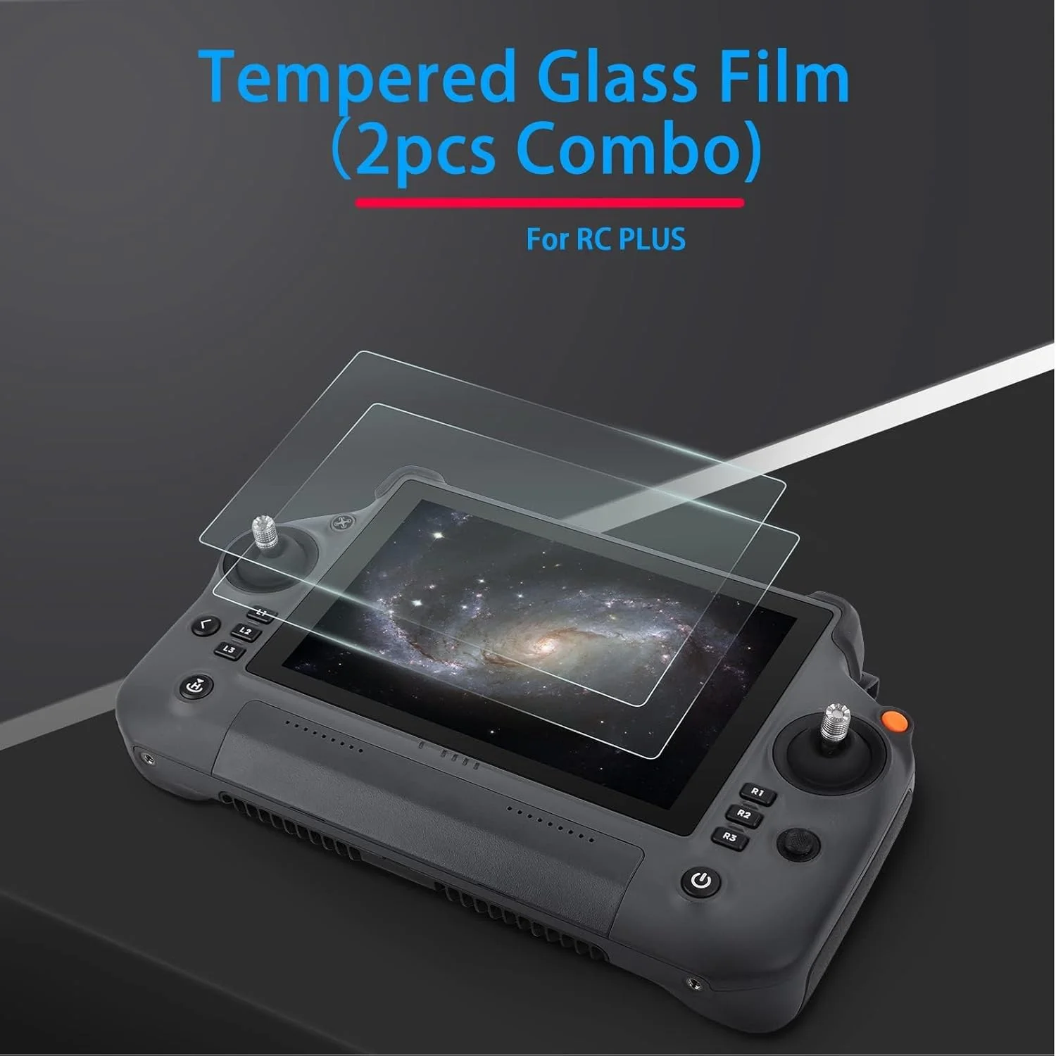 محافظ صفحه نمایش کنترلر RC Plus مدل eWINNER، بسته 2 عددی، شیشه حرارت دیده ضد خش با سختی 9H، مناسب برای کنترل از راه دور دوربین پهپاد DJI Inspire 3 و لوازم جانبی کوادکوپتر