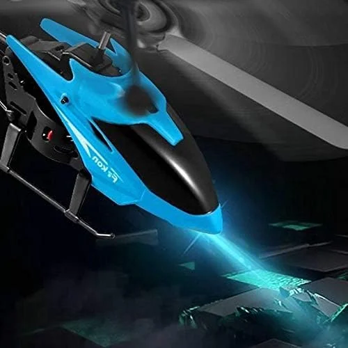 هلیکوپتر کنترلی از راه دور، هلیکوپتر RC خلاقانه، اسباب بازی پرنده RC برای کودکان، هلیکوپترهای کنترلی از راه دور RC - آبی و مشکی