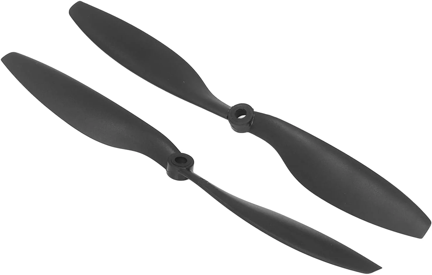 پروانه های هواپیمای مدل RiToEasysports با طراحی آیرودینامیکی انعطاف پذیر، لوازم جانبی بال مدل، نایلون مشکی، بسته 2 عددی