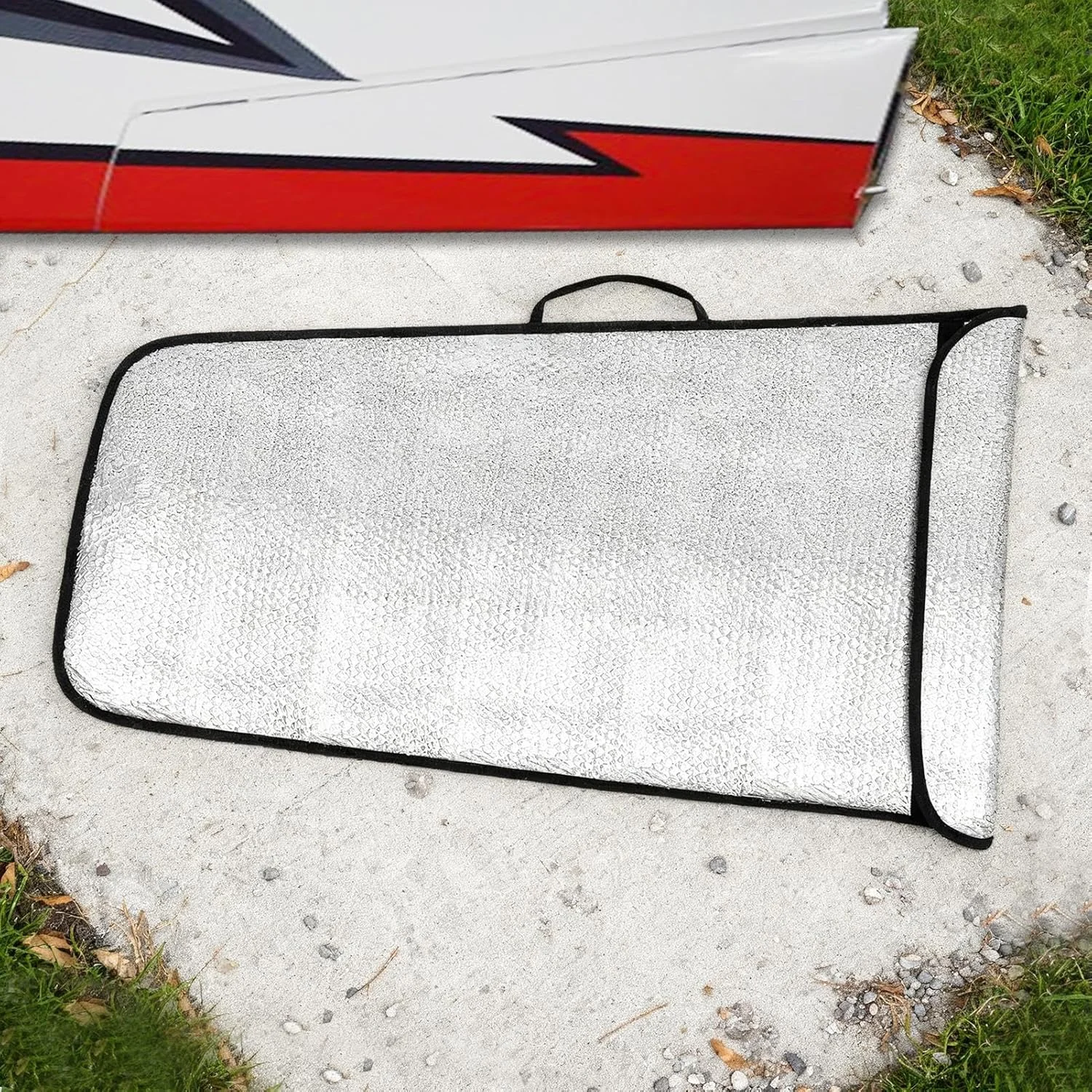 محافظ بال هواپیما - مدل لایه حبابدار ضد آب - پوشش محافظ بال با دسته | برای حمل و نقل و نگهداری تجهیزات مدل هواپیما