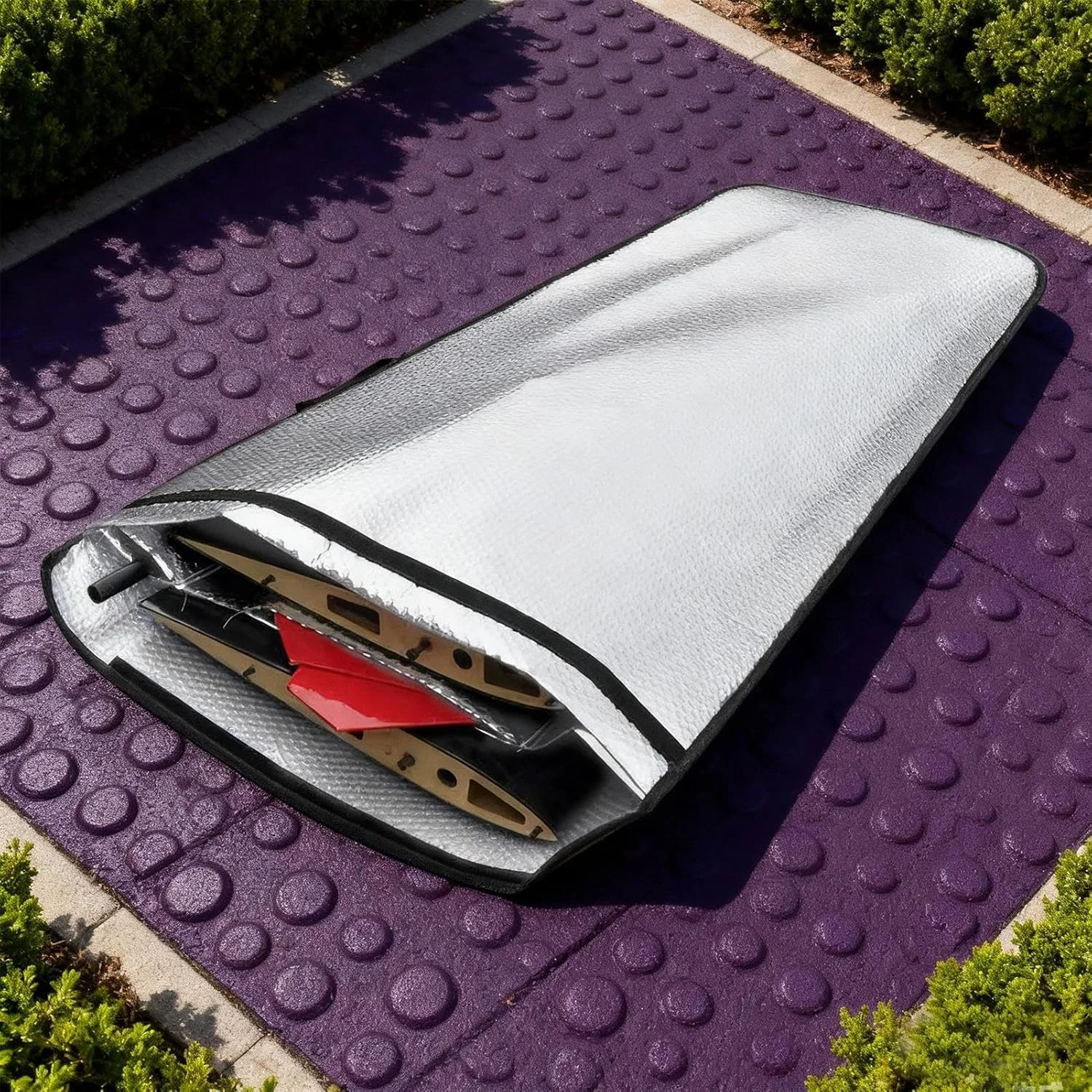 روکش بال هواپیما | محافظ بال مدل لایه حباب ضد آب با دسته | برای حمل و نقل و نگهداری تجهیزات مدل هواپیما