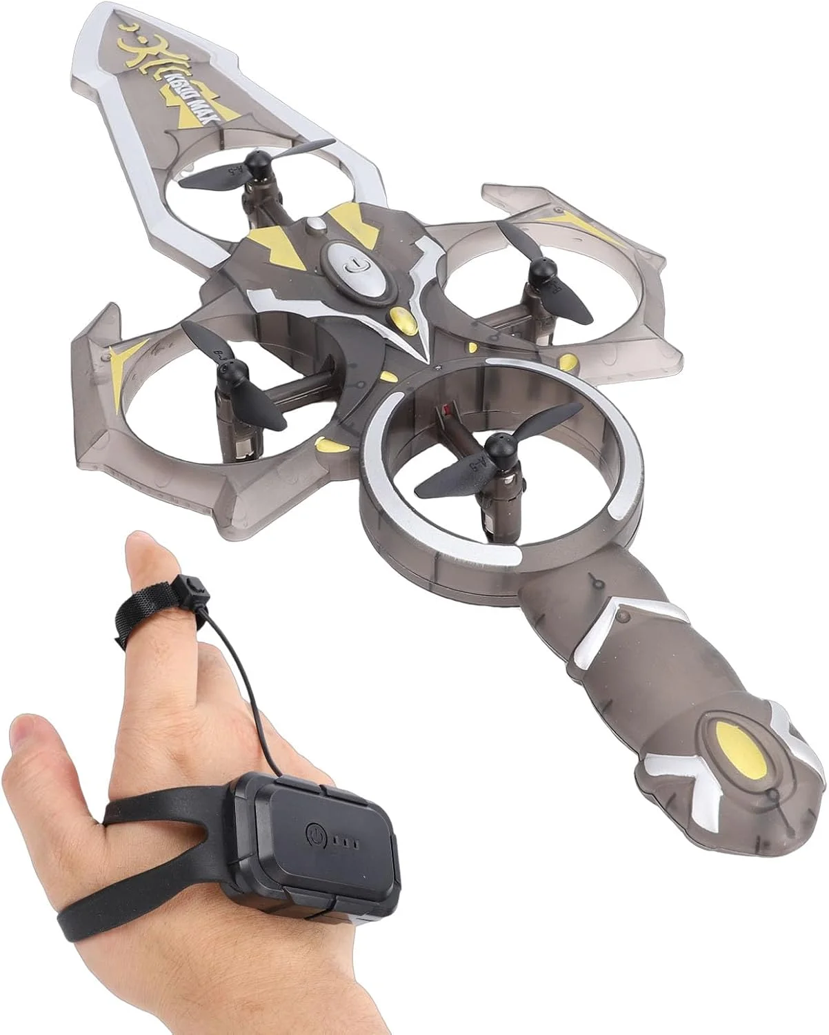 گلایدر آرسی شمشیر پرنده، هواپیمای کنترلی شمشیر پرنده با نور جذاب، چرخش 360 درجه، تیک آف و لندینگ با یک کلید، هواپیمای کنترل از راه دور برای بزرگسالان