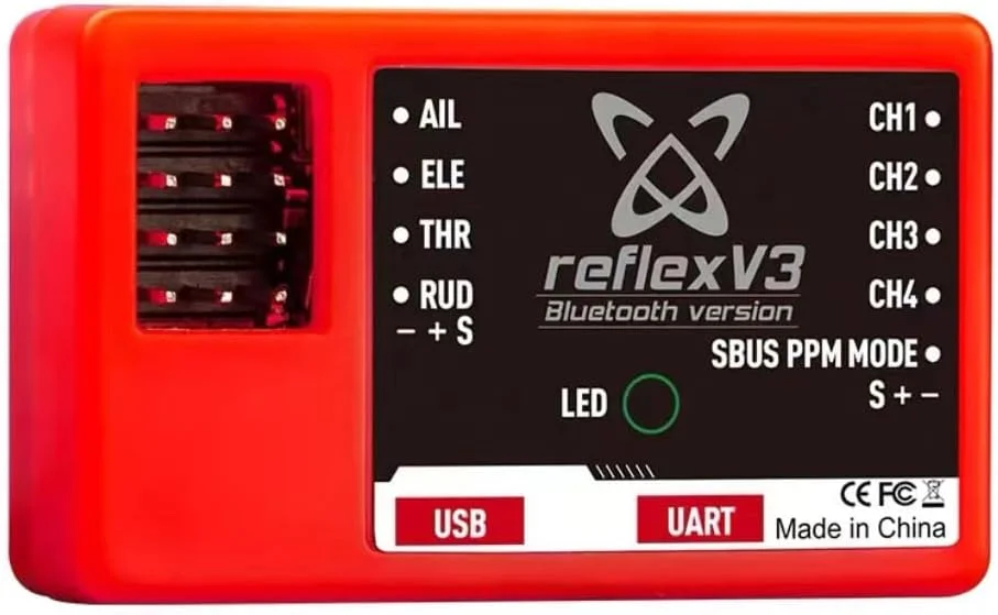 کنترل از راه دور تثبیت کننده ژیروسکوپ کنترلر پرواز FMS Reflex V3 برای هواپیمای RC بال ثابت کنترل از راه دور تثبیت کننده ژیروسکوپ کنترلر پرواز FMS Reflex V3 برای هواپیمای RC بال ثابت