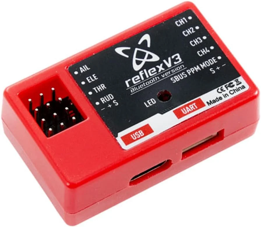 کنترل از راه دور تثبیت کننده ژیروسکوپ کنترلر پرواز FMS Reflex V3 برای هواپیمای RC بال ثابت کنترل از راه دور تثبیت کننده ژیروسکوپ کنترلر پرواز FMS Reflex V3 برای هواپیمای RC بال ثابت