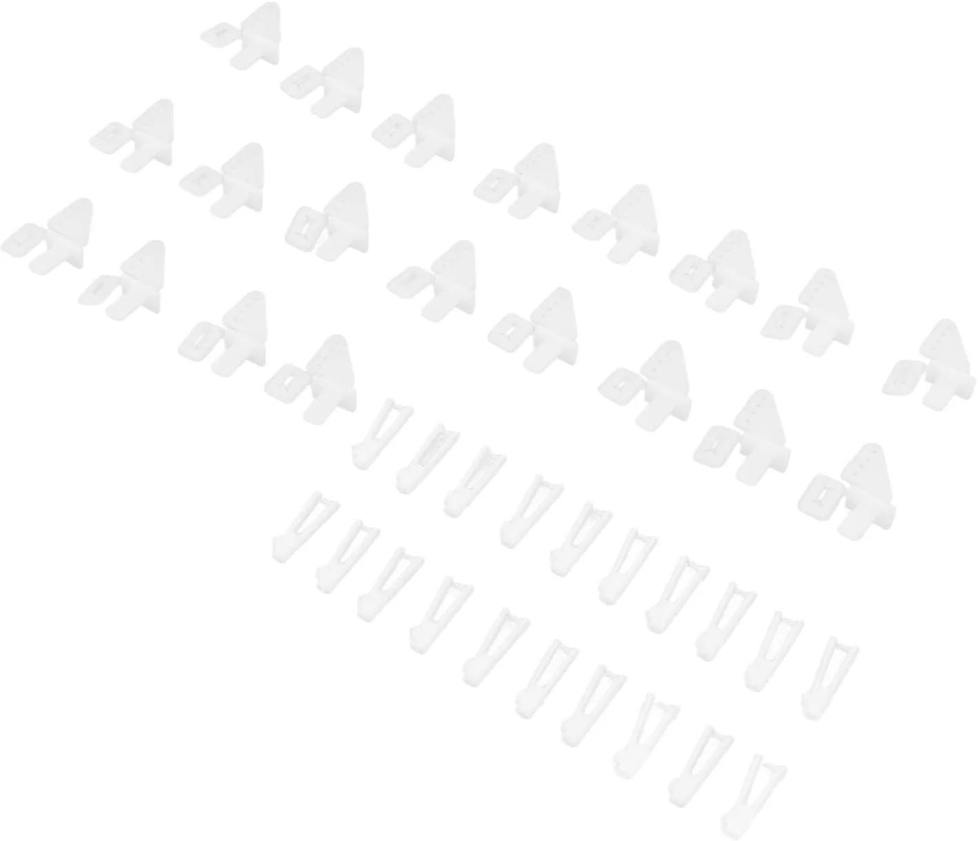 20 ست شاخک اهرم و کیت بست اتصال بادوام و قابل استفاده مجدد برای هواپیماهای بال ثابت فومی، لوازم جانبی عالی