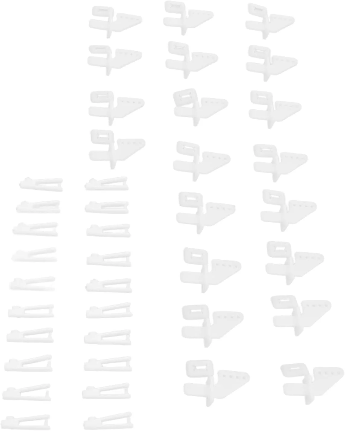 20 ست شاخک اهرم و کیت بست اتصال بادوام و قابل استفاده مجدد برای هواپیماهای بال ثابت فومی، لوازم جانبی عالی