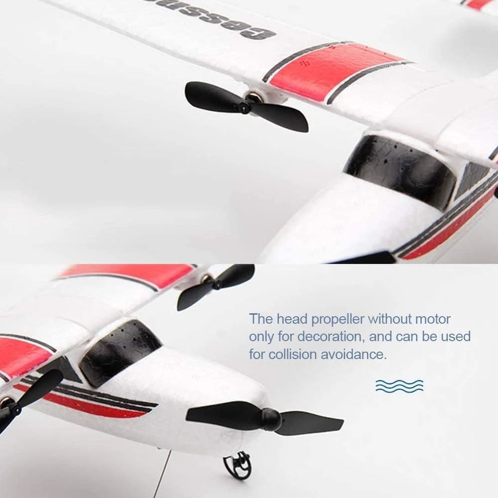 هواپیمای کنترلی Mytoys FX801 مناسب بزرگسالان، کودکان و پسران، آماده پرواز، اسباب بازی های پروازی هواپیمای کنترلی سسنا فوم، هواپیمای گلایدر کنترلی