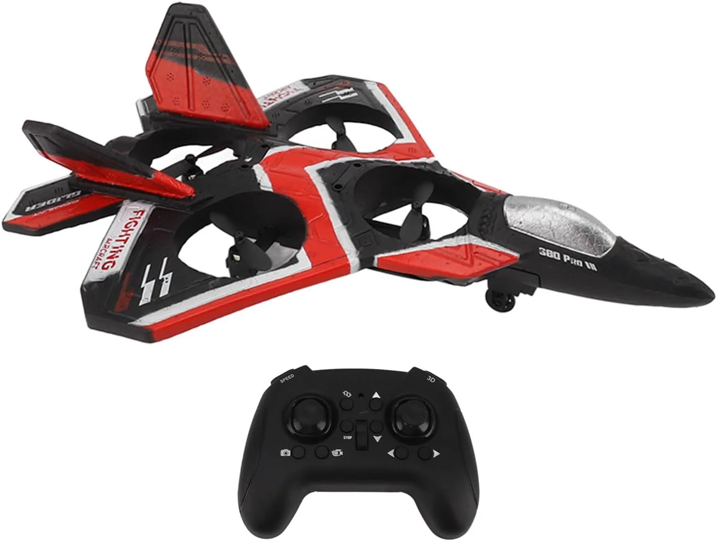 هواپیمای آرسی Cryfokt، هواپیمای گلایدر کنترل از راه دور 2.4 گیگاهرتز با سیستم قدرت ارتقا یافته، جت هواپیمای آرسی قابل شارژ با ماندگاری طولانی، گلایدر آرسی با پرواز آسان برای کودکان و مبتدیان