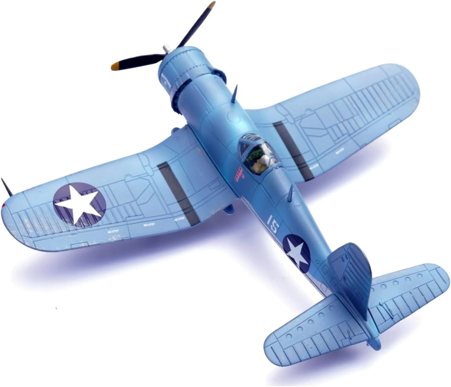 مدل هواپیمای جنگنده F4U Corsair VMF-213 Hell Hawks James Cupp Daphne C نیروی دریایی ایالات متحده آمریکا جنگ جهانی دوم مقیاس 1:72، مدل شبیه سازی هواپیمای اسباب بازی، مدل نمایشگاه علوم هوانوردی