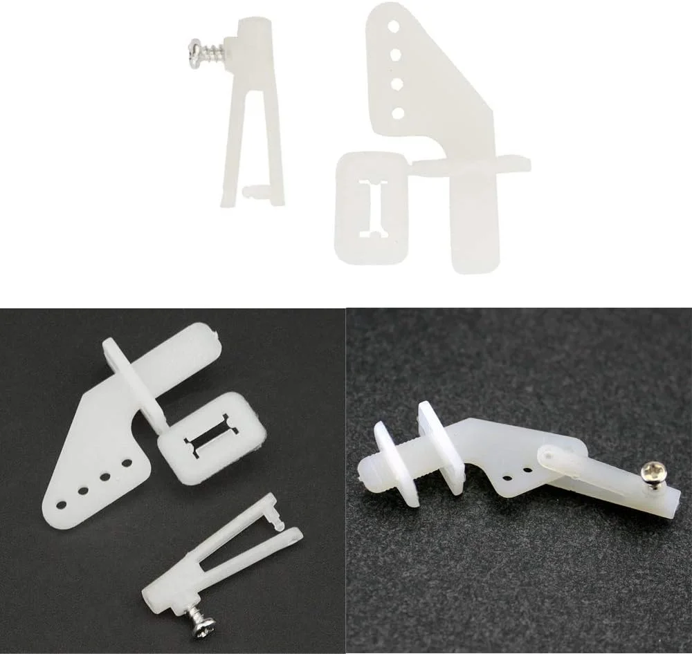 ۱۰ عدد میله فشاری فولادی به ابعاد 0.047x10.24 اینچ و ۱۰ عدد اهرم کنترلی نایلونی قفلشونده به ابعاد 0.79x0.43 اینچ با ۴ سوراخ برای قطعات DIY هواپیمای مدل RC ۱۰ عدد میله فشاری فولادی به ابعاد 0.047x10.24 اینچ و ۱۰ عدد اهرم کنترلی نایلونی قفلشونده به ابعاد 0.79x0.43 اینچ با ۴ سوراخ برای قطعات DIY هواپیمای مدل RC