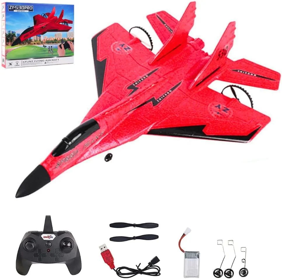 هواپیماهای آرسی SGTT PRO، گلایدر هواپیماهای کنترل از راه دور 2.4 گیگاهرتز، جنگنده کنترل از راه دور با پرواز آسان، هواپیمای آرسی فوم EPP با ژیروسکوپ تعادل خودکار برای کودکان/بزرگسالان (قرمز) هواپیماهای آرسی SGTT PRO، گلایدر هواپیماهای کنترل از راه دور 2.4 گیگاهرتز، جنگنده کنترل از راه دور با پرواز آسان، هواپیمای آرسی فوم EPP با ژیروسکوپ تعادل خودکار برای کودکان/بزرگسالان (قرمز)