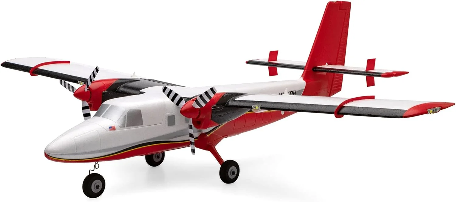 هواپیمای آرسی E-flite UMX Twin Otter BNF Basic بدون فرستنده، باتری و شارژر با AS3X و Safe Select EFLU30050 هواپیمای آرسی E-flite UMX Twin Otter BNF Basic بدون فرستنده، باتری و شارژر با AS3X و Safe Select EFLU30050