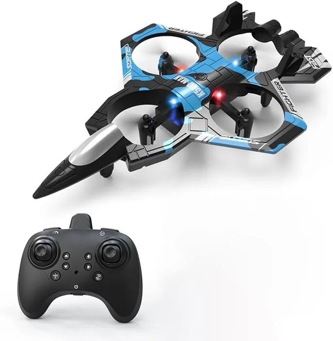 هواپیمای کنترلی K500 Max کوادکوپتر – هواپیمای جنگنده کنترل از راه دور 2.4 گیگاهرتز برای کودکان و بزرگسالان، پهپاد کنترلی RTF مناسب برای مبتدیان با چراغ های LED، حرکات 360 درجه، پرواز پایدار، هواپیمای اسباب بازی قابل شارژ USB هواپیمای کنترلی K500 Max کوادکوپتر – هواپیمای جنگنده کنترل از راه دور 2.4 گیگاهرتز برای کودکان و بزرگسالان، پهپاد کنترلی RTF مناسب برای مبتدیان با چراغ های LED، حرکات 360 درجه، پرواز پایدار، هواپیمای اسباب بازی قابل شارژ USB