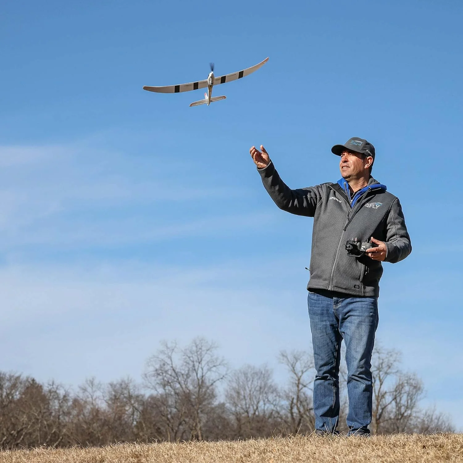 هواپیمای مدل رادیویی E-flite UMX Radian BNF Basic - بدون فرستنده، باتری و شارژر با AS3X و Safe Select مدل EFLU2950