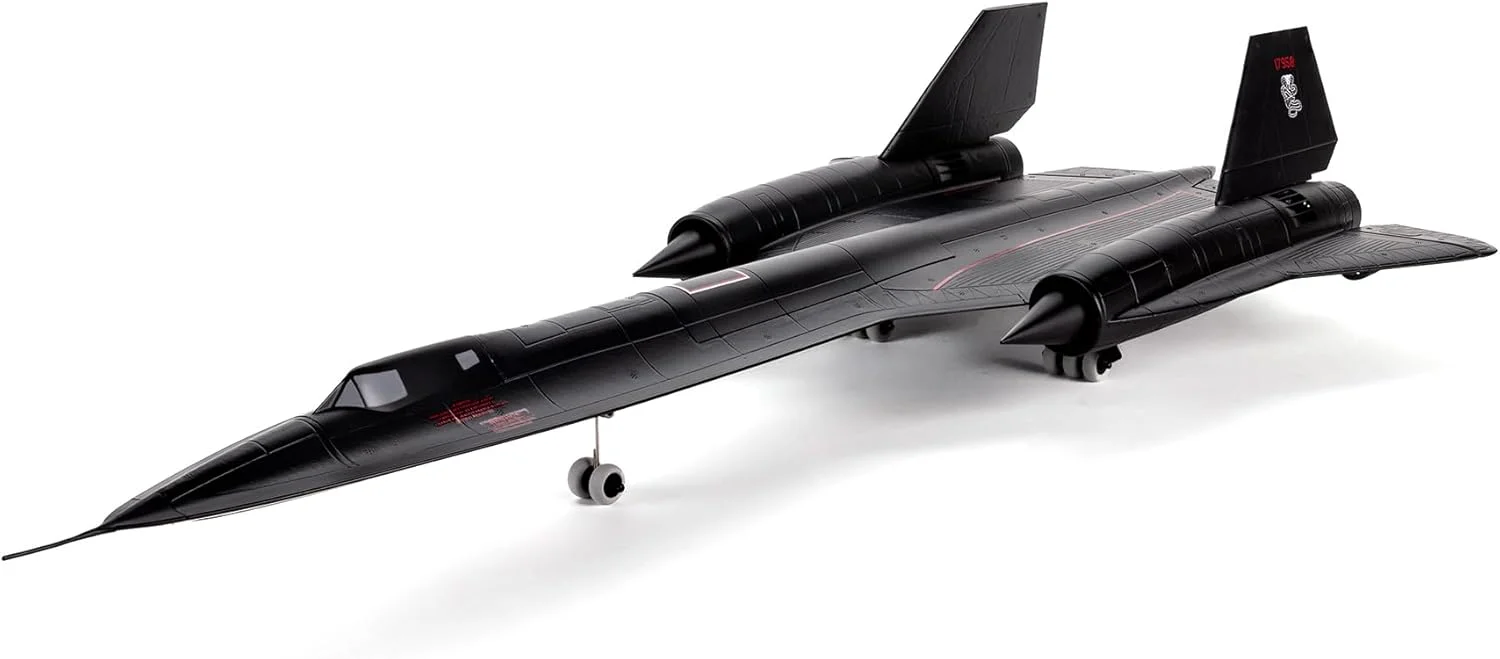 هواپیمای مدل E-flite SR-71 Blackbird با دو موتور ۴۰ میلیمتری EDF، گیرنده از پیش نصب شده. باتری و شارژر شامل نمی شود EFL02050 هواپیمای مدل E-flite SR-71 Blackbird با دو موتور ۴۰ میلیمتری EDF، گیرنده از پیش نصب شده. باتری و شارژر شامل نمی شود EFL02050
