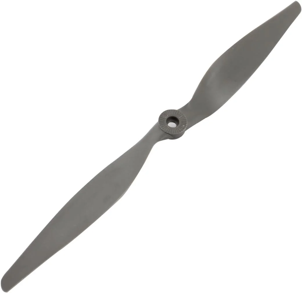 پروانه پلاستیکی خاکستری 2 پره با قطر چرخش 13 اینچ و گام 6.5 اینچ برای هواپیما و هواگرد RC پروانه پلاستیکی خاکستری 2 پره با قطر چرخش 13 اینچ و گام 6.5 اینچ برای هواپیما و هواگرد RC