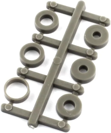 پروانه پلاستیکی خاکستری 2 پره با قطر چرخش 13 اینچ و گام 6.5 اینچ برای هواپیما و هواگرد RC