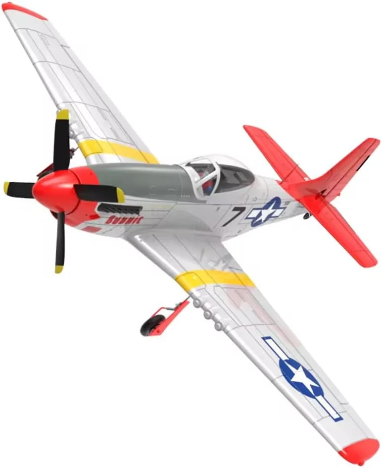 هواپیمای کنترلی MZtoyz، 4 کاناله، آماده پرواز، ساختار فوم پیشرفته، هواپیمای جنگی RC، مدل EXA76105/761-5 V2 R سری پرنده جنگی افسانه ای