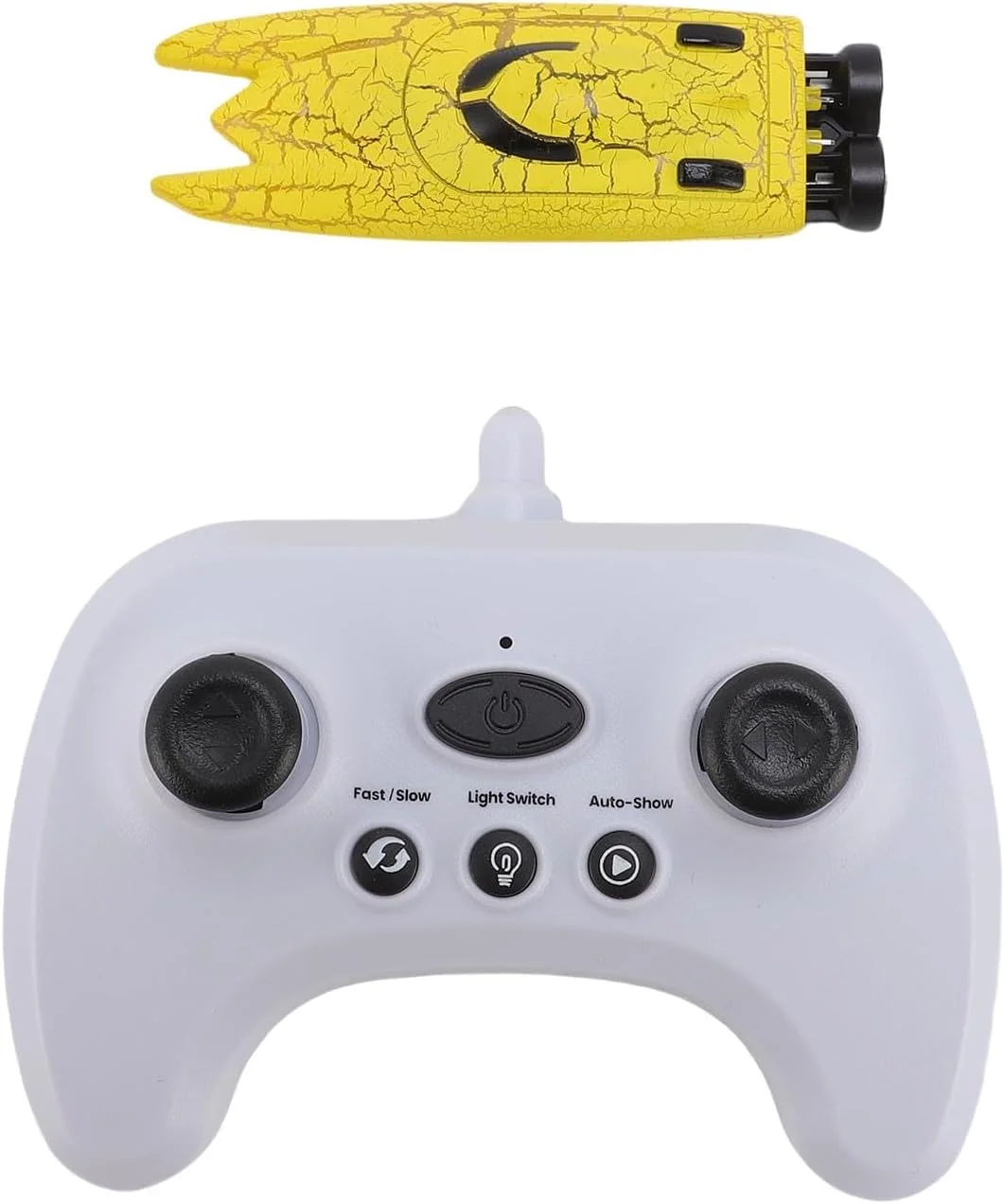 قایق کنترلی چرخشی 360 درجه 2.4G، قایق مسابقه ای ضد آب RC، اسباب بازی استخر شنا برای کودکان و بزرگسالان