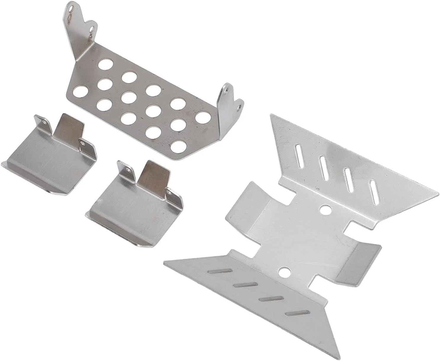 محافظ شاسی فلزی ماشین کنترلی Noennrc، محافظ صفحه لغزنده شاسی، محافظ محور، محافظ جلویی برای SCX10 III