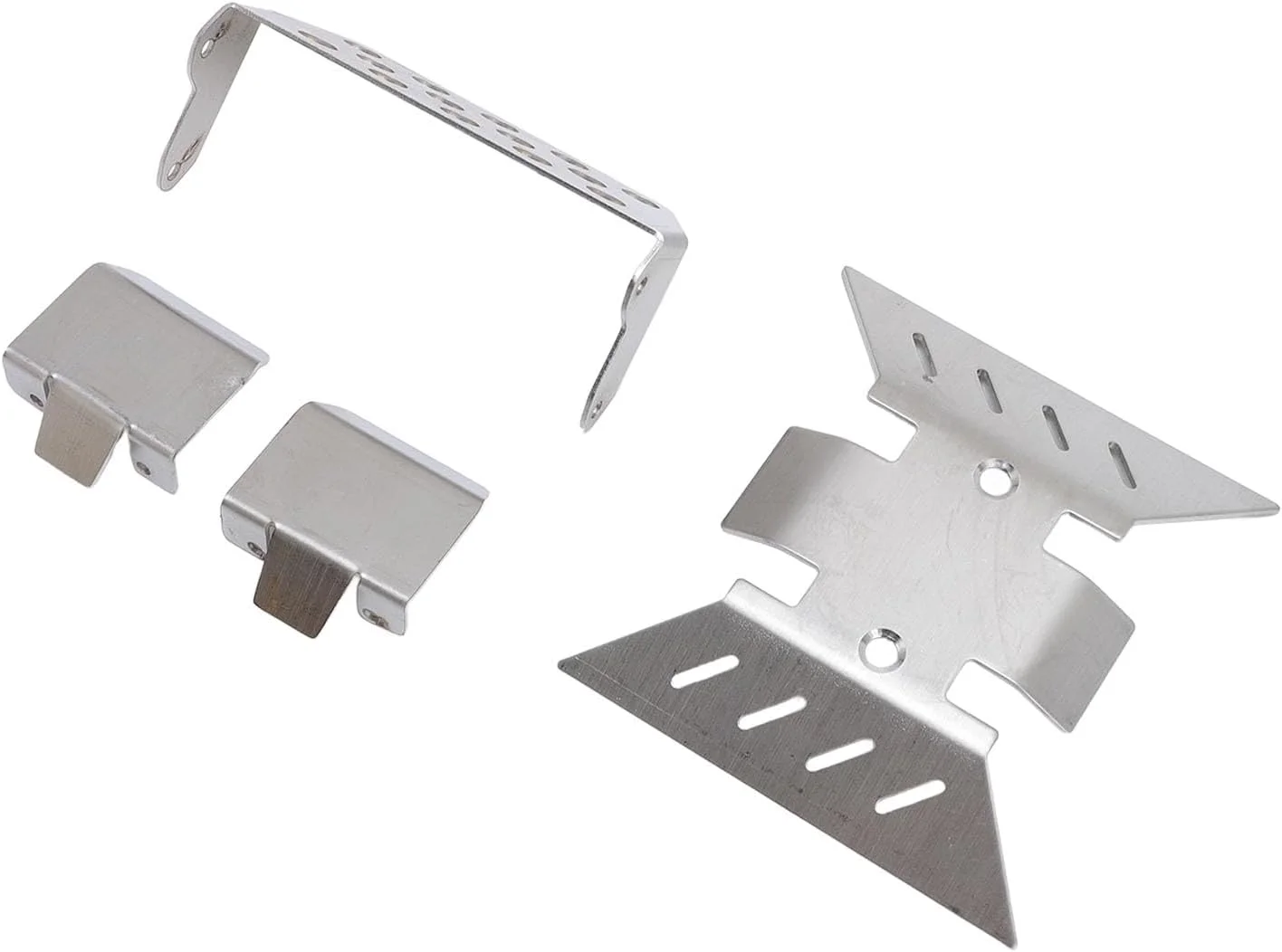 محافظ شاسی فلزی ماشین کنترلی Noennrc، محافظ صفحه لغزنده شاسی، محافظ محور، محافظ جلویی برای SCX10 III