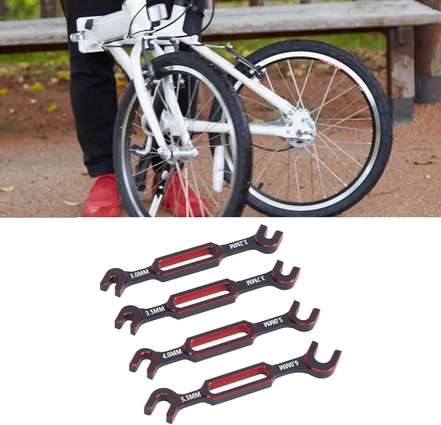 انبر چندکاره کمک فنر Nuresy سایزهای ۳.۰، ۳.۲، ۳.۵، ۳.۷، ۴.۰، ۵.۰، ۵.۵ و ۶.۰ میلی‌متر، ابزار تعمیر اتومبیل RC