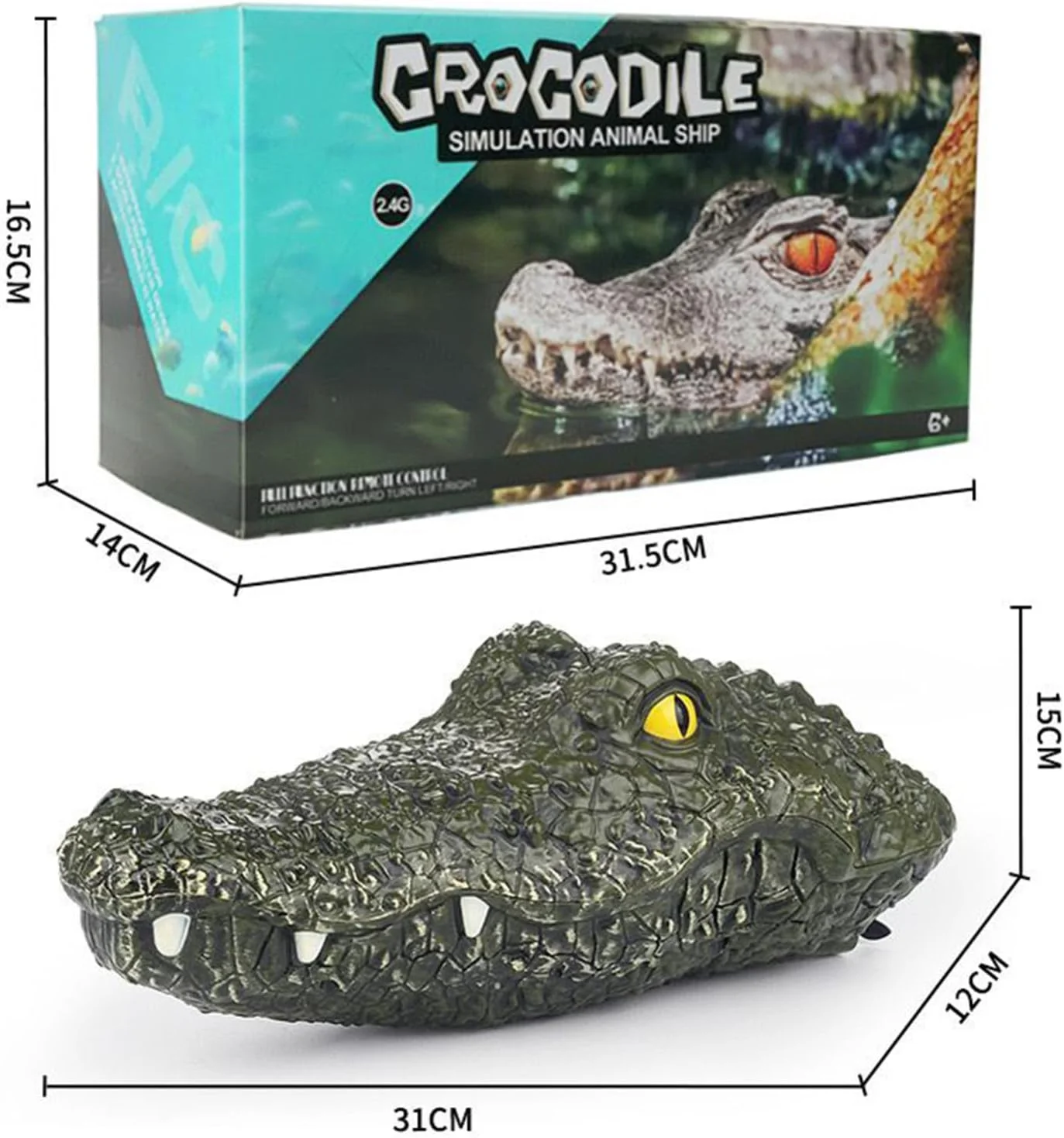 قایق کنترلی لابیموس، قایق مسابقه ای الکتریکی شبیه سازی شده برای استخرها، کنترل از راه دور 2.4G، اسباب بازی شوخی 2 کاناله، 2 باتری