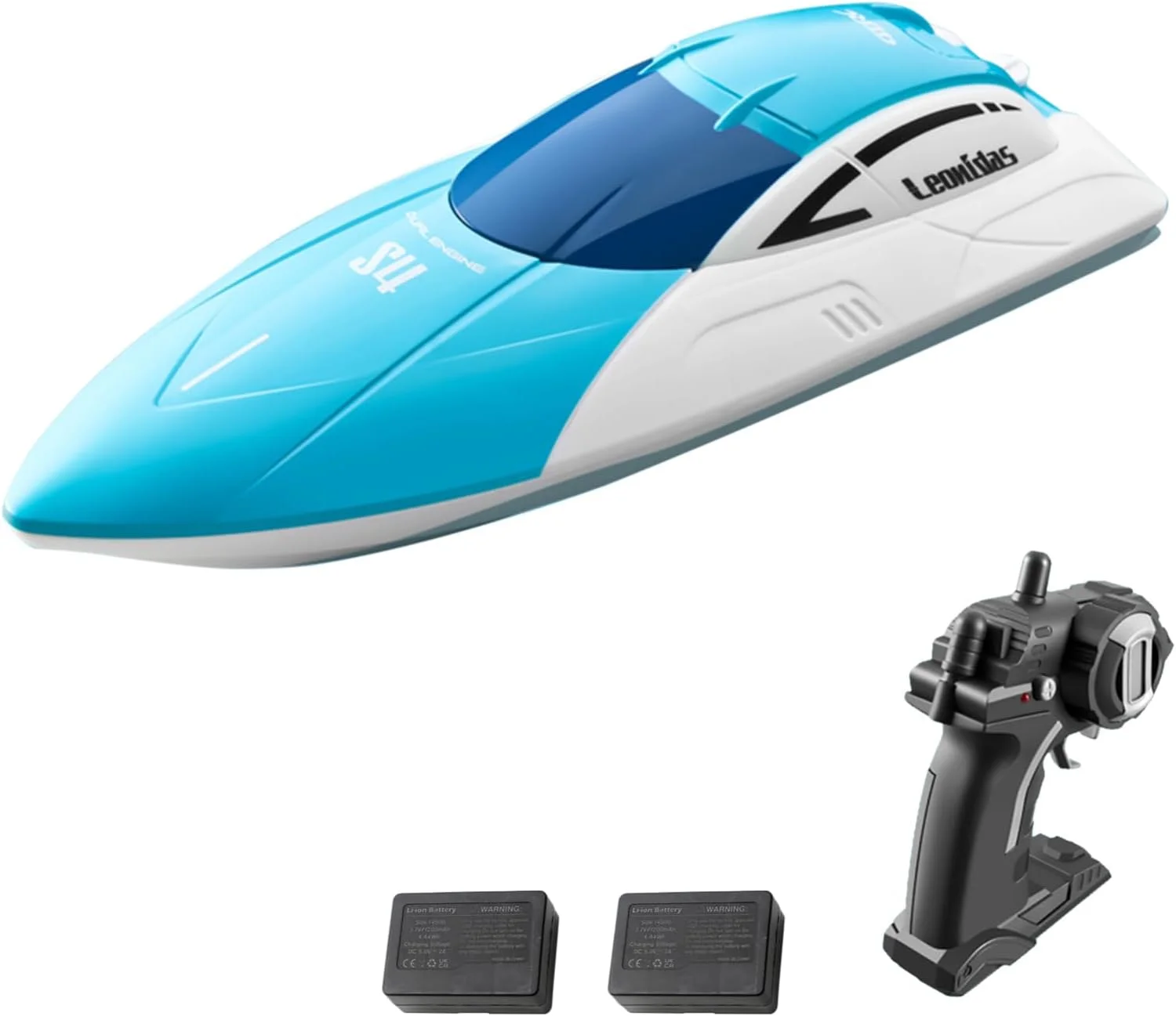 قایق کنترلی Labymos 2.4GHz اسباب بازی کشتی کنترلی از راه دور برای کودکان، بزرگسالان و پسران به همراه 2 عدد باتری