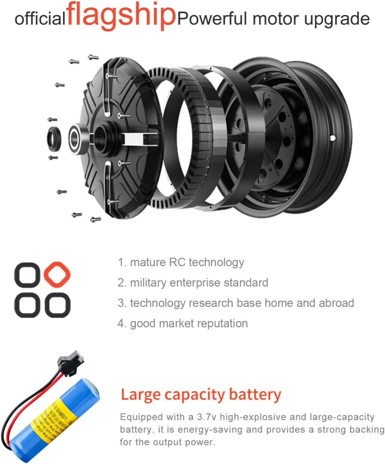 قایق موتوری کنترلی Labymos 809، قایق کنترلی پرسرعت برای استخرها و دریاچه ها، اسباب بازی ضدآب 2.4 گیگاهرتز برای کودکان پسر و دختر