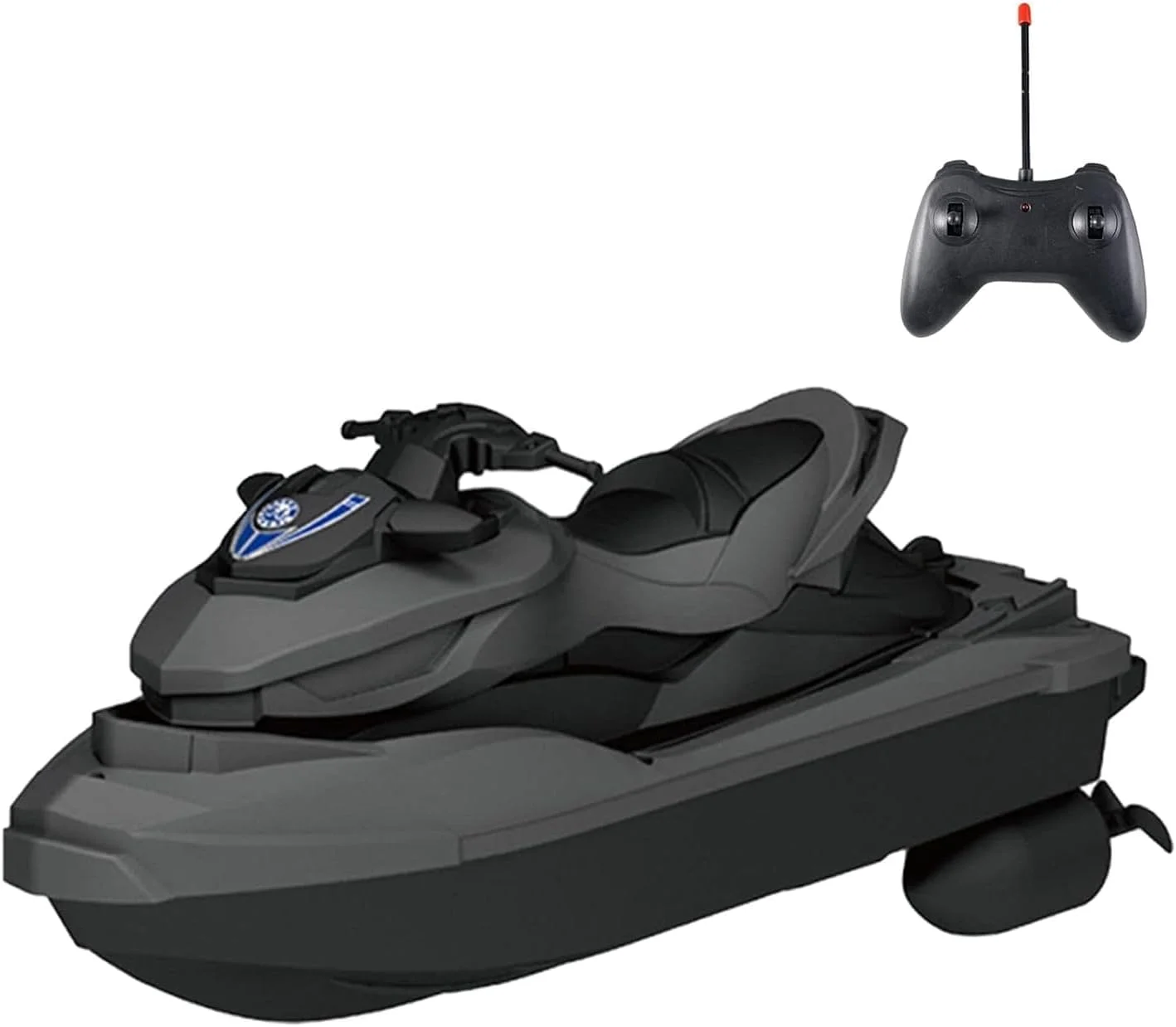 جت اسکی کنترلی Jack Royal برای استخر و دریاچه، قایق موتوری کنترلی اسباب بازی شناور برای کودکان (مشکی)