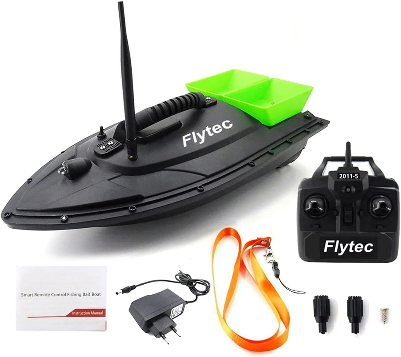 ماهی یاب زیر آب، قایق طعمه ماهیگیری با کنترل از راه دور، بارگیری 1.5 کیلوگرمی، قایق RC هوشمند