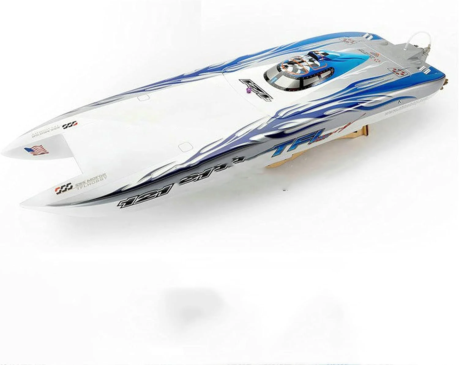 مدل قایق RC کاتاماران بدنه فایبرگلاس مدل قایق برقی براشلس