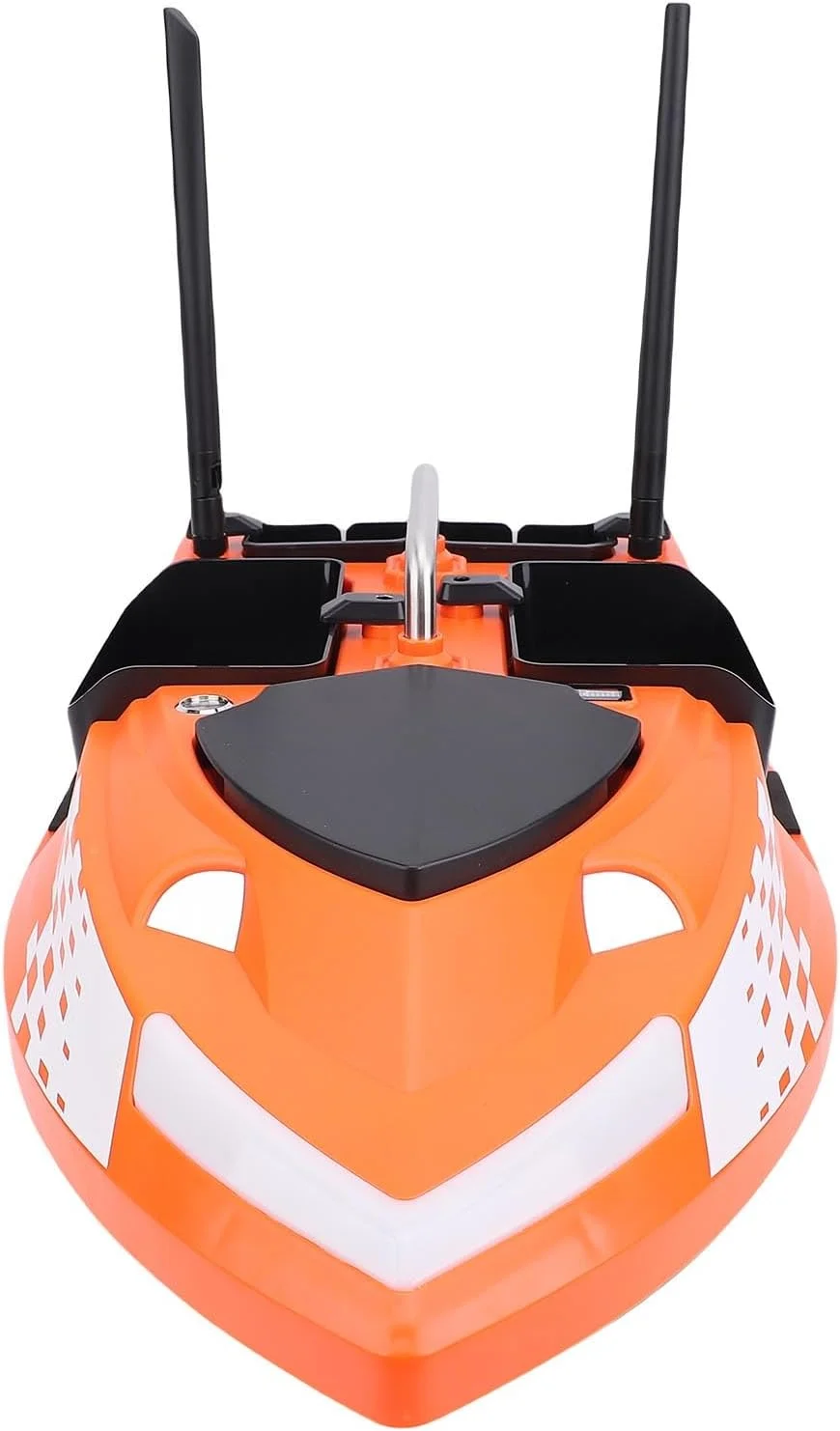 قایق طعمه پاش کنترل از راه دور، قایق طعمه پاش با ظرفیت 3 کیلوگرم و برد 500 متر مناسب برای حوضچه ها و دریا (نارنجی)